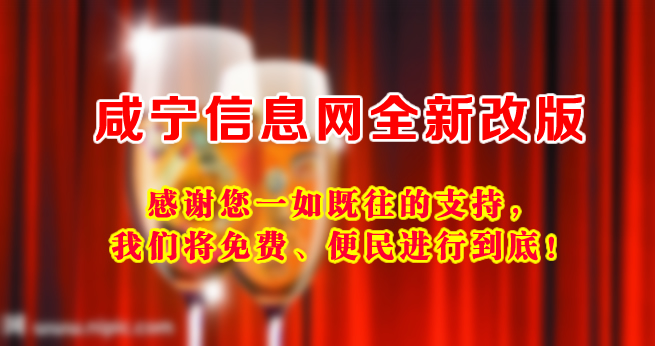 咸宁信息网全新改版
